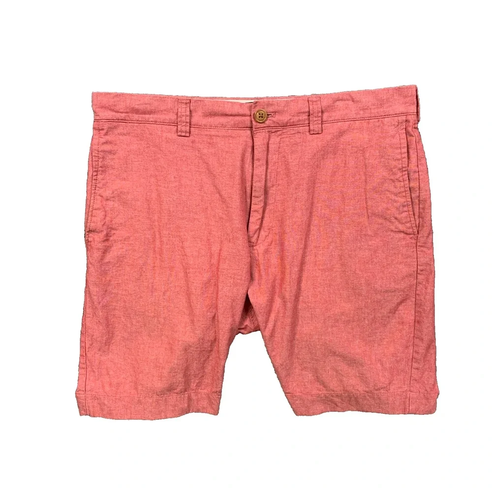 J Crew Shorts Mens 33 Gramercy Cotton Chino Lightweight Flat Front Belt Loops